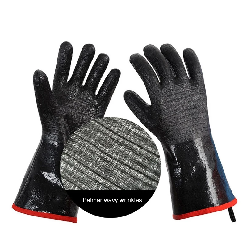Grill BBQ Glove Heat Resistant Oven Gloves Waterproof Fireproof Oil Resistant Barbecue Hand Protection Cooking Accessory A1
Grill BBQ Glove Heat Resistant Oven Gloves Waterproof Fireproof Oil Resistant Barbecue Hand Protection Cooking Accessory A1