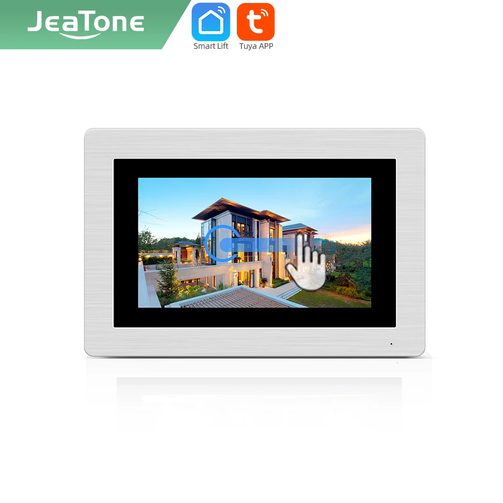 Jeatone Tuya smart 7 дюймов WIFI внутренний монитор экран видеодомофон для домашней системы