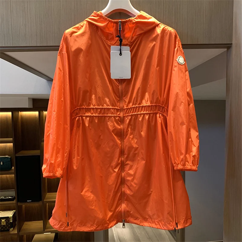 Windbreaker Women's 2021 New Drawstring Slim Mid-length Sunscreen Clothing Lightweight Hooded Jacket Skin Clothing
Windbreaker Women's 2021 New Drawstring Slim Mid-length Sunscreen Clothing Lightweight Hooded Jacket Skin Clothing