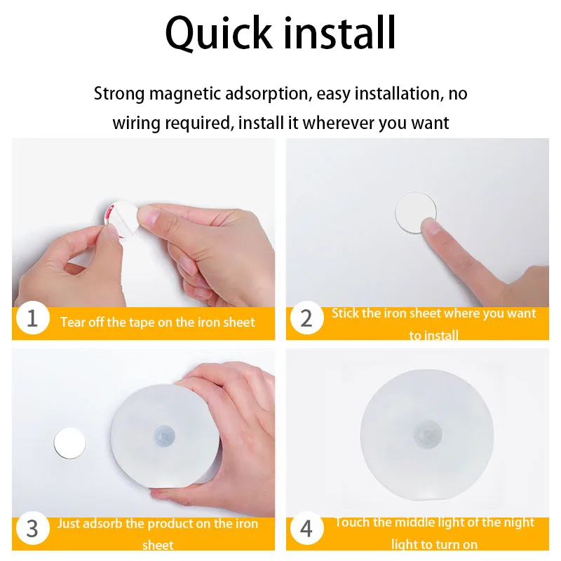 Motion Sensor LED Night Light USB Rechargeable Bedroom Wall Lamp Stairs Energysaving Intelligent Body Induction Night Light
Motion Sensor LED Night Light USB Rechargeable Bedroom Wall Lamp Stairs Energysaving Intelligent Body Induction Night Light