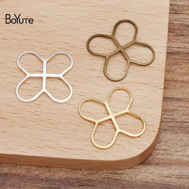 BoYuTe (100 Pieces/Lot) 17MM Metal Brass Stamping Flower Materials Diy Hand Made Jewelry Findings Components
BoYuTe (100 Pieces/Lot) 17MM Metal Brass Stamping Flower Materials Diy Hand Made Jewelry Findings Components