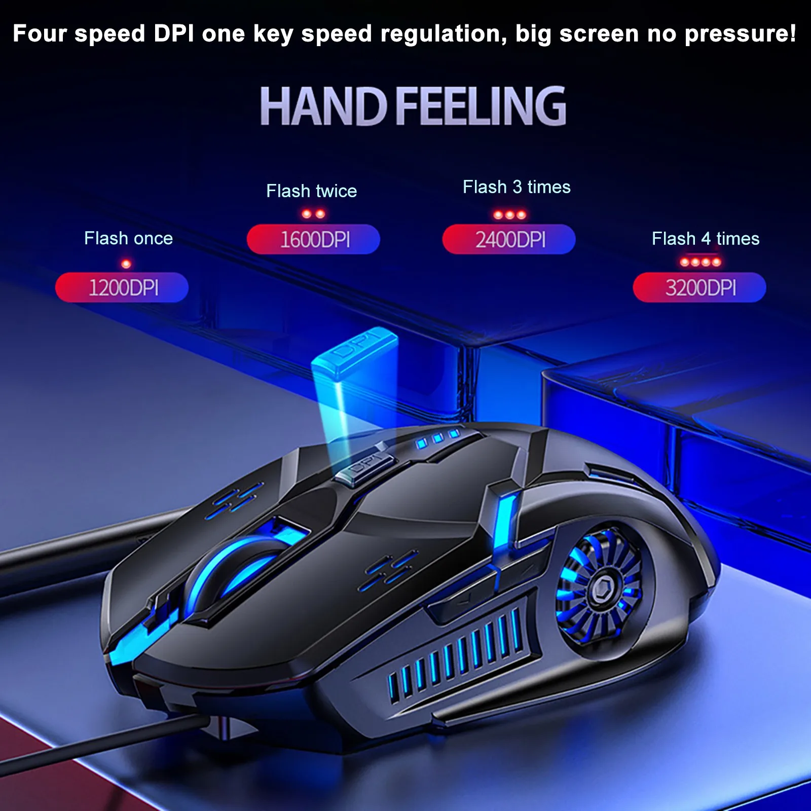 6d Dazzling Glowing 1.42m Wired Mechanical E-sports Gaming Mouse 3200dpi Optical Computer Mause For Laptop Desktop Gamer Office
6d Dazzling Glowing 1.42m Wired Mechanical E-sports Gaming Mouse 3200dpi Optical Computer Mause For Laptop Desktop Gamer Office