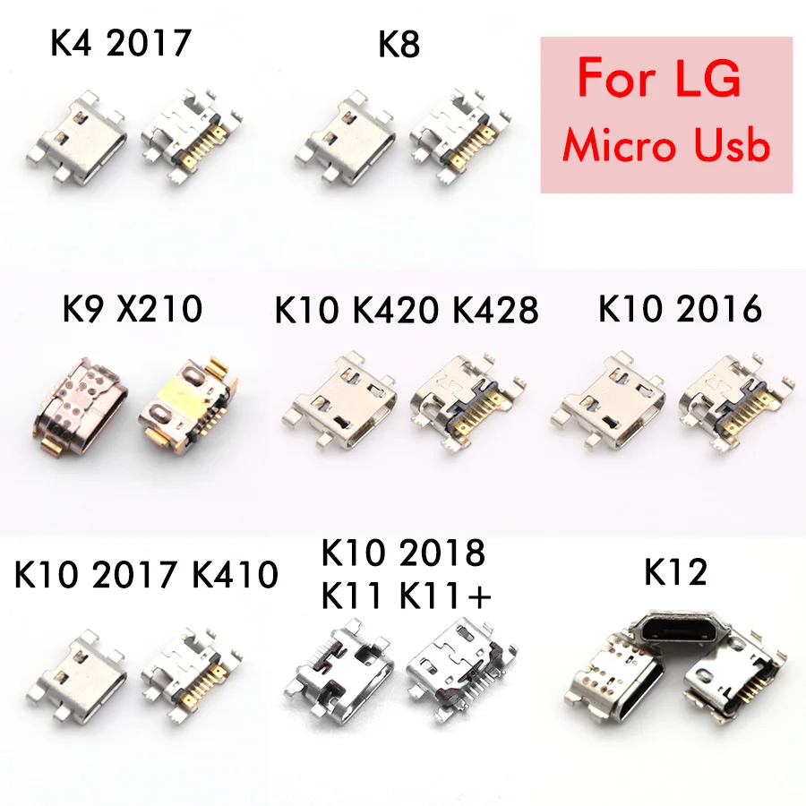 Для LG K9 X210 LM X210EM K420 K428 K10 2018 Альфа K11 + X410E K8 K4 K12 микро USB зарядное устройство Порты и