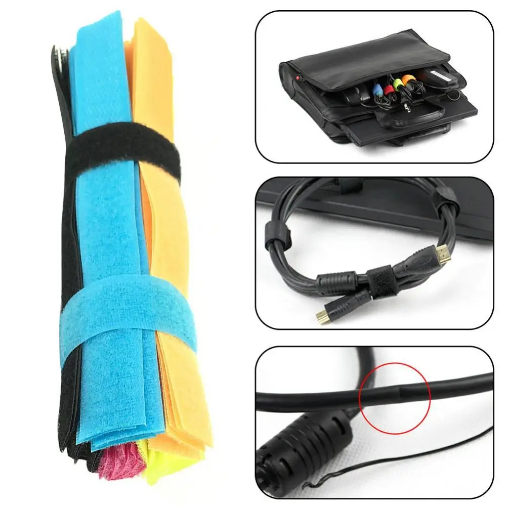 50Pcs Reusable Nylon Magic Tape Cable Tie Fasten Straps Wire Holder Organizer
50Pcs Reusable Nylon Magic Tape Cable Tie Fasten Straps Wire Holder Organizer
