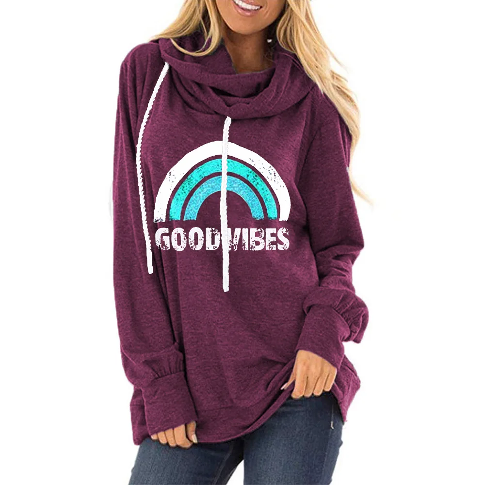 Casual Autumn Women Kpop Hoodies Cute Rainbow Graphic Hoodie Hooded Long Sleeve Sweatshirt Vintage Female Pullovers
Casual Autumn Women Kpop Hoodies Cute Rainbow Graphic Hoodie Hooded Long Sleeve Sweatshirt Vintage Female Pullovers