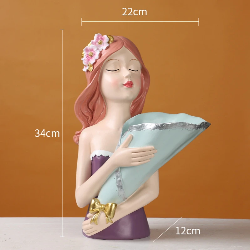 Creative Bouquet Girl Morden Ornaments Living Room TV Cabinet Resign Vase Resin Crafts Gift For Home Decoration Accessories
Creative Bouquet Girl Morden Ornaments Living Room TV Cabinet Resign Vase Resin Crafts Gift For Home Decoration Accessories