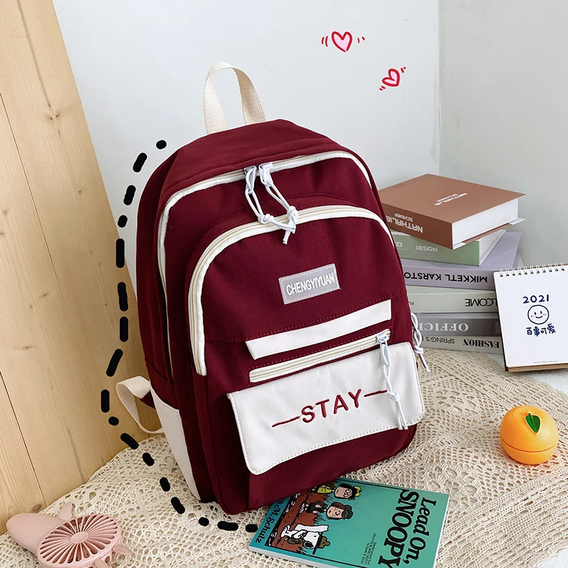New Harajuku School Women Girls Simplicity Waterproof Travel Solid Color Backpack Boys Student Bags Cute
New Harajuku School Women Girls Simplicity Waterproof Travel Solid Color Backpack Boys Student Bags Cute