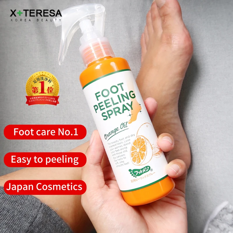 Japan Cosmetics Foot Peeling Spray Natural Orange Essence Pedicure Hands Dead Skin Exfoliator Mask Whiten Baby Foot Care Tool
Japan Cosmetics Foot Peeling Spray Natural Orange Essence Pedicure Hands Dead Skin Exfoliator Mask Whiten Baby Foot Care Tool