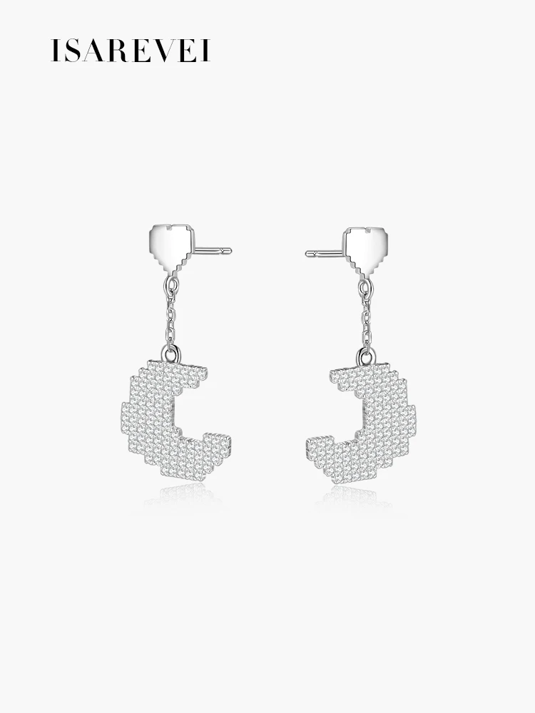 Love Moon Drop Earrings 925 Sterling Silver Pixel Charm Zircon Elegant Earrings Jewelry Accessories Gift For Women
Love Moon Drop Earrings 925 Sterling Silver Pixel Charm Zircon Elegant Earrings Jewelry Accessories Gift For Women
