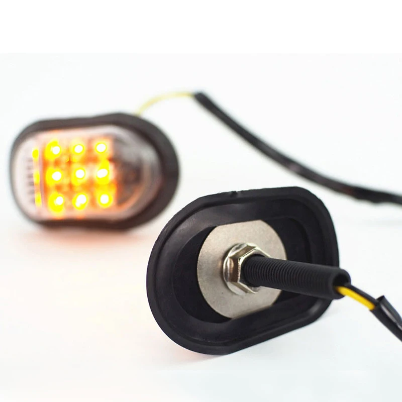 Super Bright 1 Pair Indicators Shockproof Waterproof Motorcycle Turn Signal 9LED Lights Durable
Super Bright 1 Pair Indicators Shockproof Waterproof Motorcycle Turn Signal 9LED Lights Durable