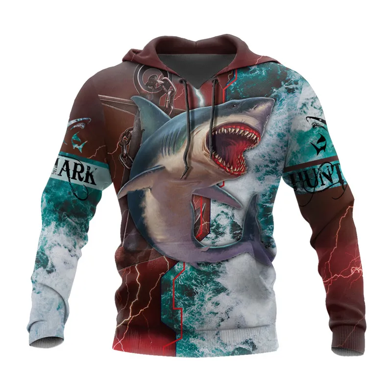 Shark Hunting 3D Printing Fashion Men's Hoodie Harajuku Street Pullover Autumn and Winter Unisex Casual Sweatshirt/Zipper Hoodie
Shark Hunting 3D Printing Fashion Men's Hoodie Harajuku Street Pullover Autumn and Winter Unisex Casual Sweatshirt/Zipper Hoodie