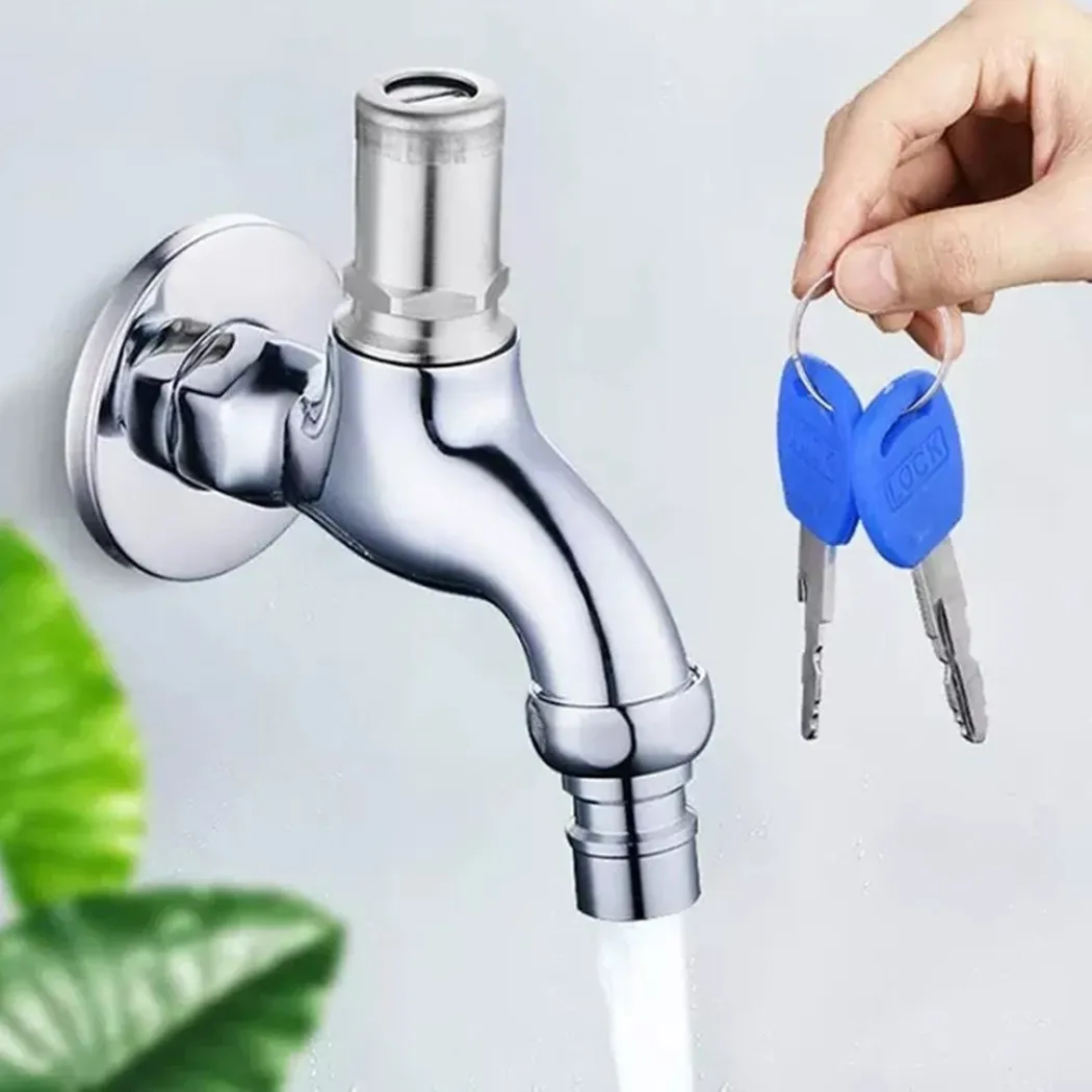 1Pc 1/2 "male Thread Sink Tap Alloy Anti-theft With Key Lock Outdoor Faucet Lockable For Outdoor Garden Watering Home Mop Sink
1Pc 1/2 "male Thread Sink Tap Alloy Anti-theft With Key Lock Outdoor Faucet Lockable For Outdoor Garden Watering Home Mop Sink