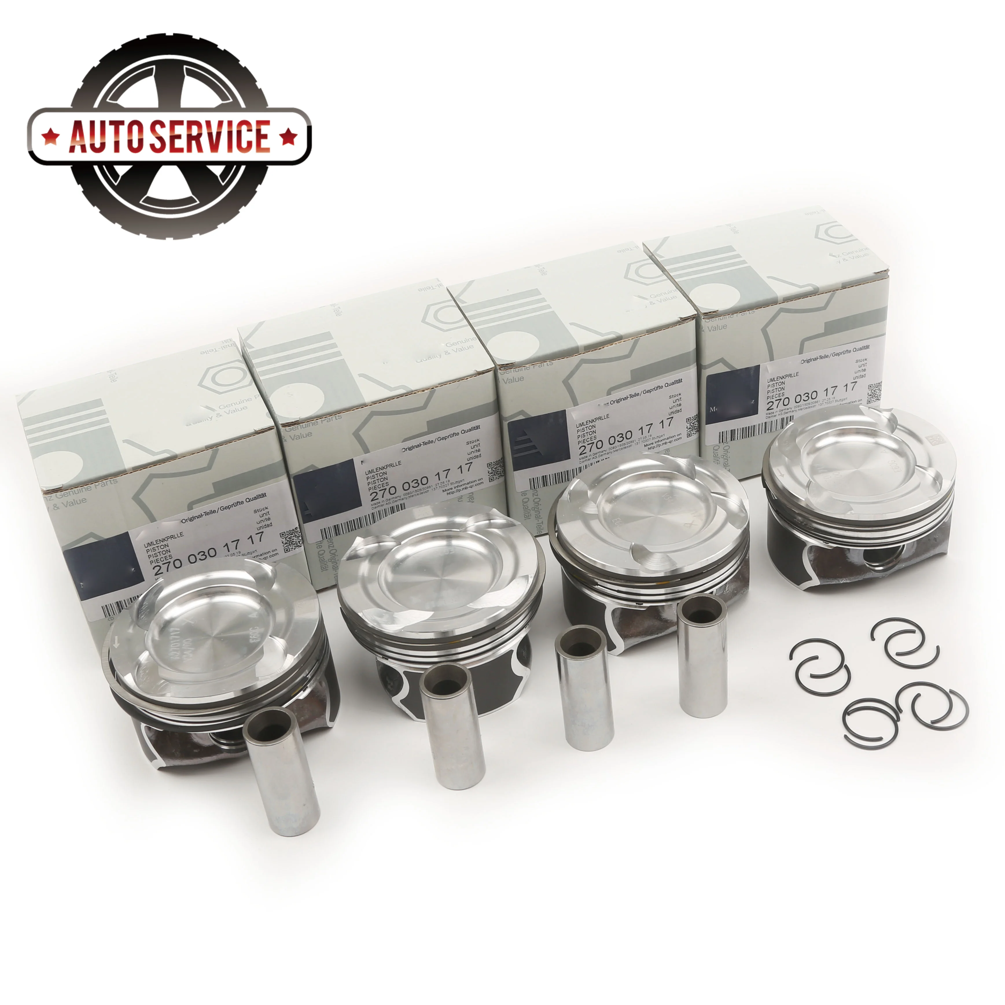 4pcs Pistons & Rings 1.6T M270.910 For Mercedes-Benz W176 A180 A 200 W246 B180 B200 C117 CLA 180 CLA200 X156 GLA 200 2700301717
4pcs Pistons & Rings 1.6T M270.910 For Mercedes-Benz W176 A180 A 200 W246 B180 B200 C117 CLA 180 CLA200 X156 GLA 200 2700301717
