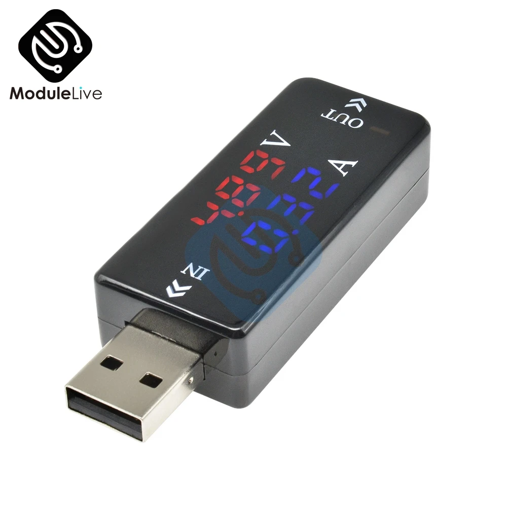 USB Тестер светодиодный цифровой вольтметр Амперметр зарядное устройство Doctor Tetser