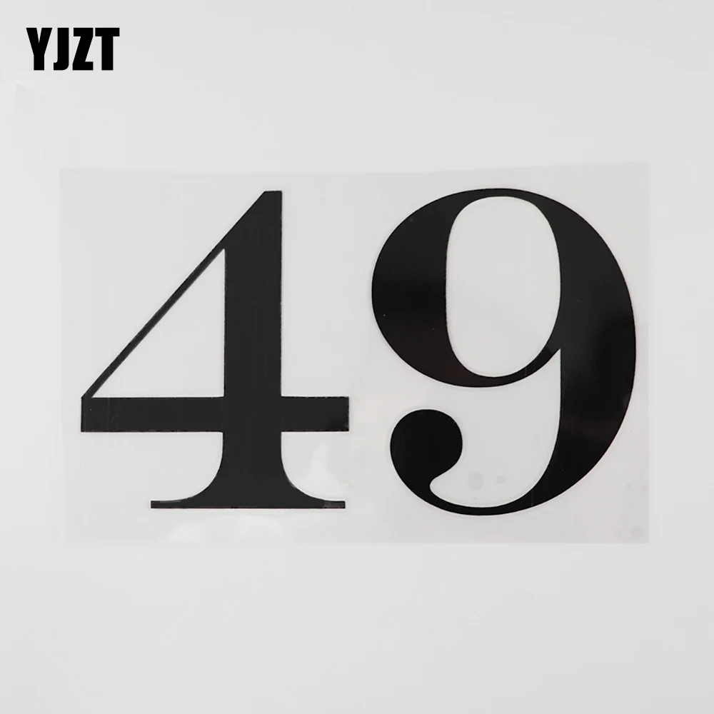 YJZT 16,9 см × 10 см личность 49 цифр наклейка на мотоцикл черный/серебристый виниловые наклейки на машину 13D-0782
YJZT 16,9 см × 10 см личность 49 цифр наклейка на мотоцикл черный/серебристый виниловые наклейки на машину 13D-0782