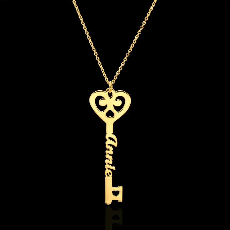 Stainless Steel Customized Keychain Gold Personalized Hand Lettered Name Plate Necklace Women's Pendant Jewelry
Stainless Steel Customized Keychain Gold Personalized Hand Lettered Name Plate Necklace Women's Pendant Jewelry