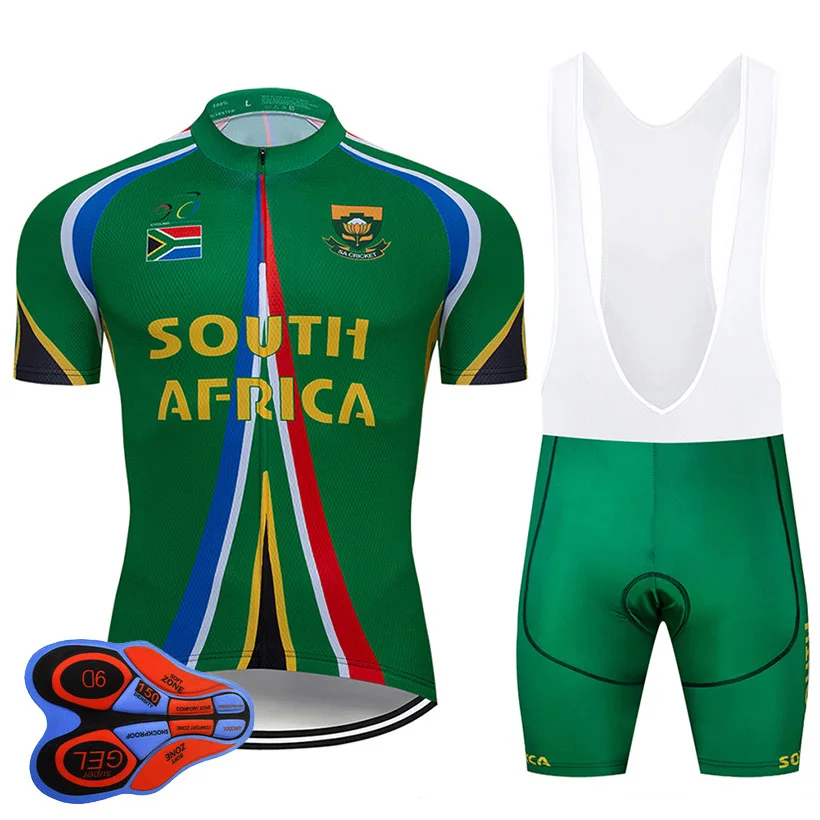 2021 New 2021 Team SOUTH AFRICA Cycling 9D Set Jersey Bike Wear Ropa Ciclismo Mens Quick Dry Bicycle Clothes Short Maillot Cul
2021 New 2021 Team SOUTH AFRICA Cycling 9D Set Jersey Bike Wear Ropa Ciclismo Mens Quick Dry Bicycle Clothes Short Maillot Cul