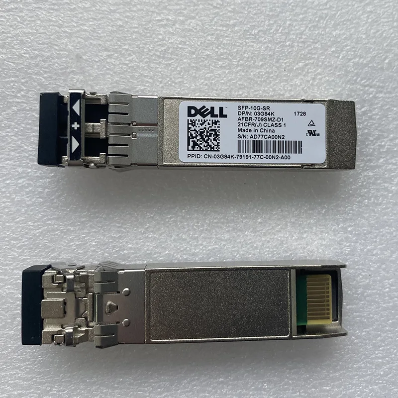 SFP-10G-SR 3G84K AFBR-709SMZ-D1 10Gbase-SR 850nm 300m SFP+ Transceiver
SFP-10G-SR 3G84K AFBR-709SMZ-D1 10Gbase-SR 850nm 300m SFP+ Transceiver