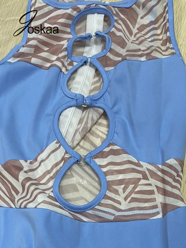 Joskaa Contrast Color Patchwork Hollow Out Back Zipper Slim Playsuits Women Overalls Summer 2021 Sexy Party Clubwear Rompers
Joskaa Contrast Color Patchwork Hollow Out Back Zipper Slim Playsuits Women Overalls Summer 2021 Sexy Party Clubwear Rompers