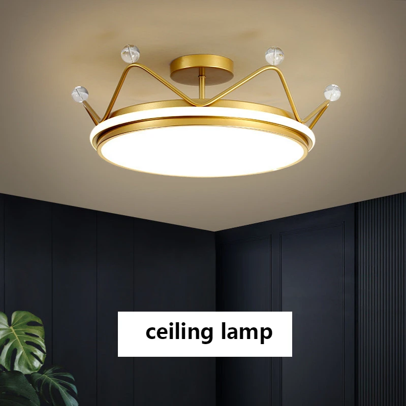 Children's Room Bedroom Lights Ceiling Light Led Girl's Princess Room Warm Crown Light Chandelier 34W 43W Led Ceiling Lamp Home
Children's Room Bedroom Lights Ceiling Light Led Girl's Princess Room Warm Crown Light Chandelier 34W 43W Led Ceiling Lamp Home