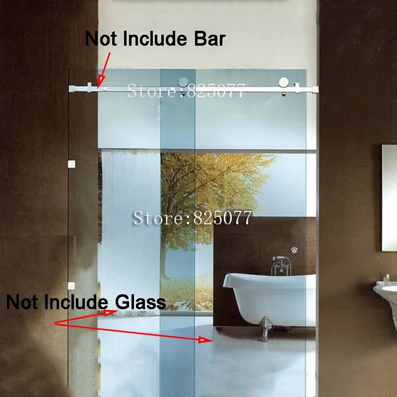 1PCS Stainless Steel (No glass & No Bar) Bathroom Sliding Door Hardware Frameless Shower Room Doors Whole Set Hardware HD10
1PCS Stainless Steel (No glass & No Bar) Bathroom Sliding Door Hardware Frameless Shower Room Doors Whole Set Hardware HD10