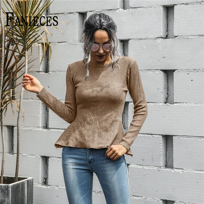 5 Colors Women Autumn Winter Casual Sweaters Fashion Lotus Leaf Long Sleeve Pullover Sweater Knitting Base Top женские свитера
5 Colors Women Autumn Winter Casual Sweaters Fashion Lotus Leaf Long Sleeve Pullover Sweater Knitting Base Top женские свитера