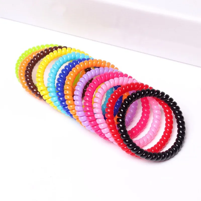 5Pcs/lot Black Multicolor Elastic Hair Bands Spiral Shape Ponytail Hair Ties Gum Rubber Band Hair Rope Telephone Wire Hair Acce
5Pcs/lot Black Multicolor Elastic Hair Bands Spiral Shape Ponytail Hair Ties Gum Rubber Band Hair Rope Telephone Wire Hair Acce