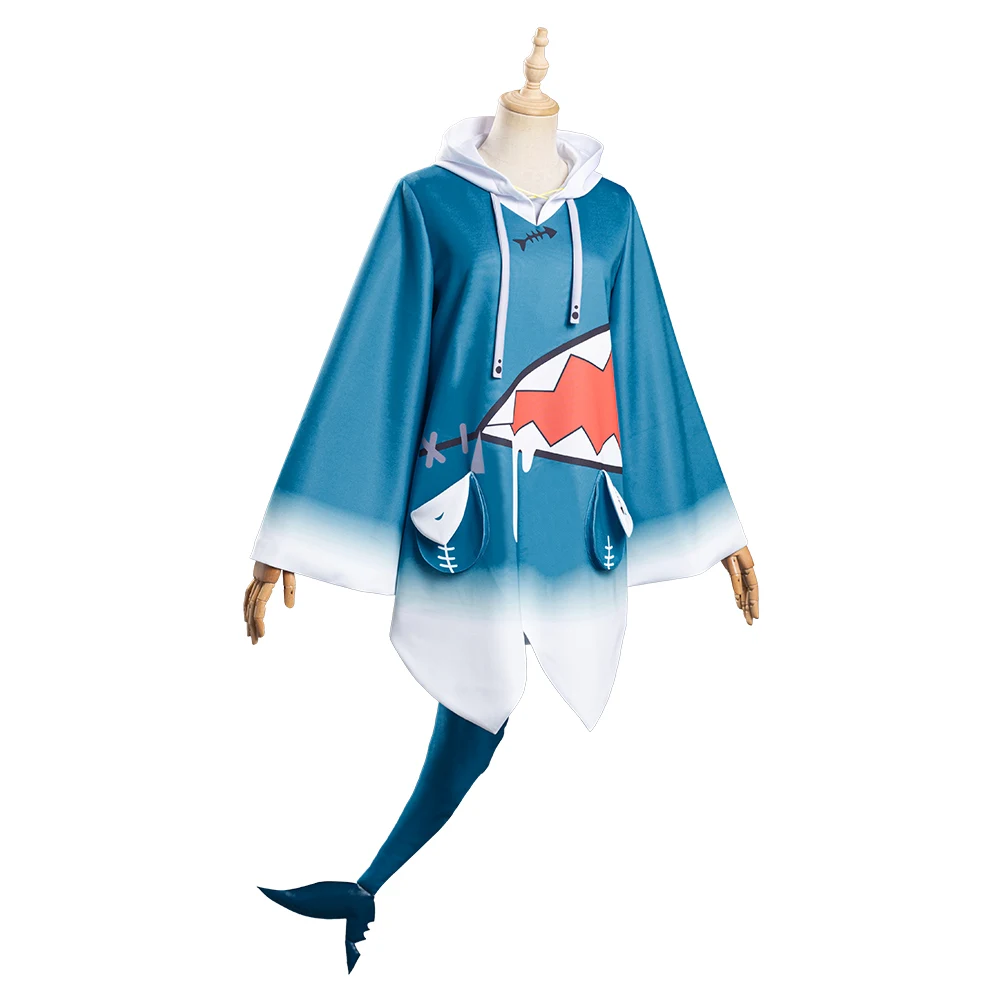 Hololive English VTuber Gawr Gura Cosplay Costume Top Outfits Halloween Carnival Suit
Hololive English VTuber Gawr Gura Cosplay Costume Top Outfits Halloween Carnival Suit