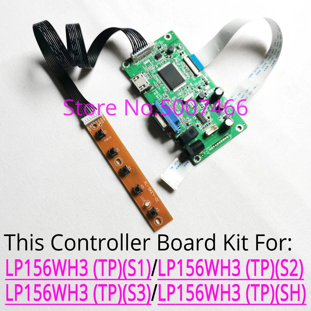 For 1366*768 EDP 30-pin LP156WH3 (TP)(S1)/(TP)(S2)/(TP)(S3)/(TP)(SH) Notebook PC LCD Panel VGA+ Display Controller Board Kit
For 1366*768 EDP 30-pin LP156WH3 (TP)(S1)/(TP)(S2)/(TP)(S3)/(TP)(SH) Notebook PC LCD Panel VGA+ Display Controller Board Kit