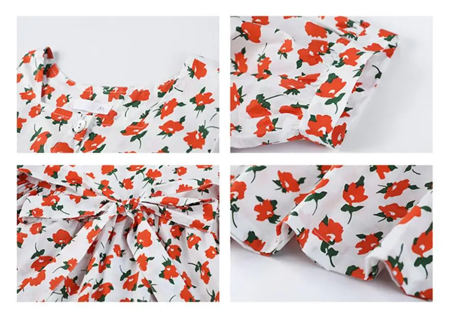 Family Mother Daughter Clothing Summer Korean Fashion Retro Short Sleeve Print Casual Loose Parent-Child Outfits Dress A396
Family Mother Daughter Clothing Summer Korean Fashion Retro Short Sleeve Print Casual Loose Parent-Child Outfits Dress A396