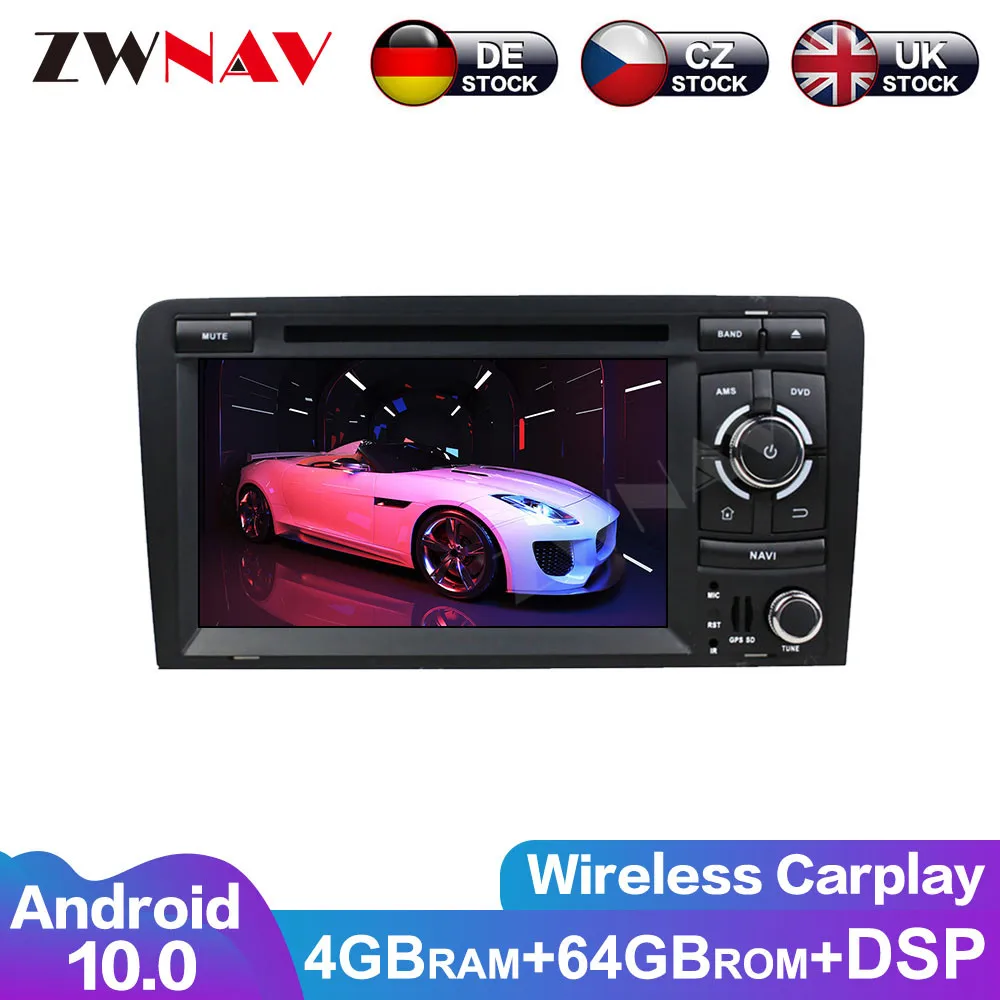 Carplay Android 10 screen Car Multimedia DVD Player for Audi A3 2003-2013 GPS Navigation Auto Radio Audio Music Stereo Head unit
Carplay Android 10 screen Car Multimedia DVD Player for Audi A3 2003-2013 GPS Navigation Auto Radio Audio Music Stereo Head unit