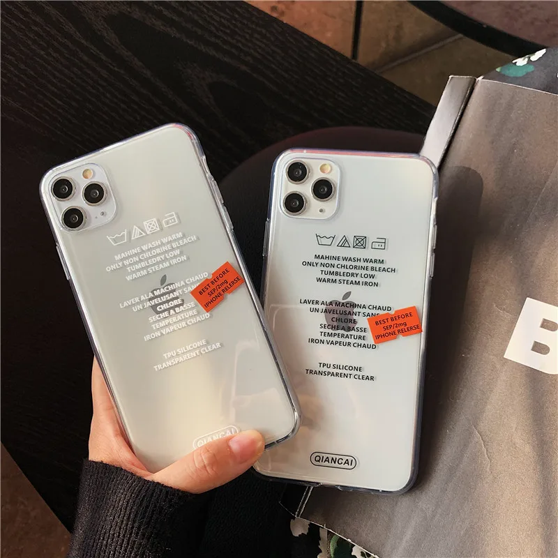 Letter labels Phone Case For iPhone 11 Pro MAX X XR XS MAX Transparent Soft TPU Back Cover Case For iPhone 7 8 Plus Coque
Letter labels Phone Case For iPhone 11 Pro MAX X XR XS MAX Transparent Soft TPU Back Cover Case For iPhone 7 8 Plus Coque