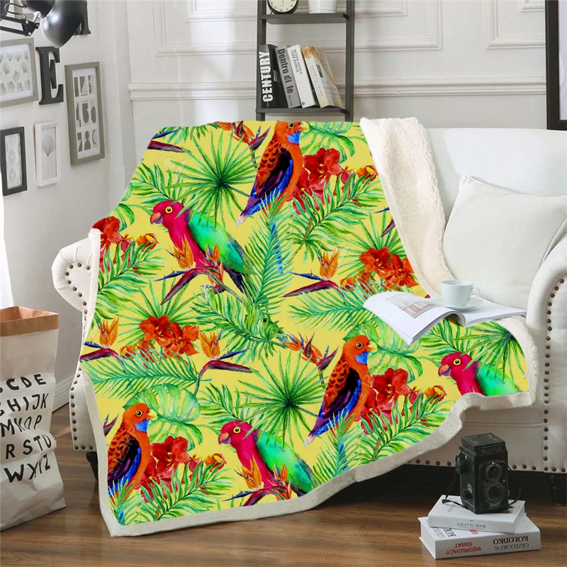 Parrots 3D Printed Fleece Blanket for Beds Thick Quilt Fashion Bedspread Sherpa Throw Blanket Adults Kids 04
Parrots 3D Printed Fleece Blanket for Beds Thick Quilt Fashion Bedspread Sherpa Throw Blanket Adults Kids 04