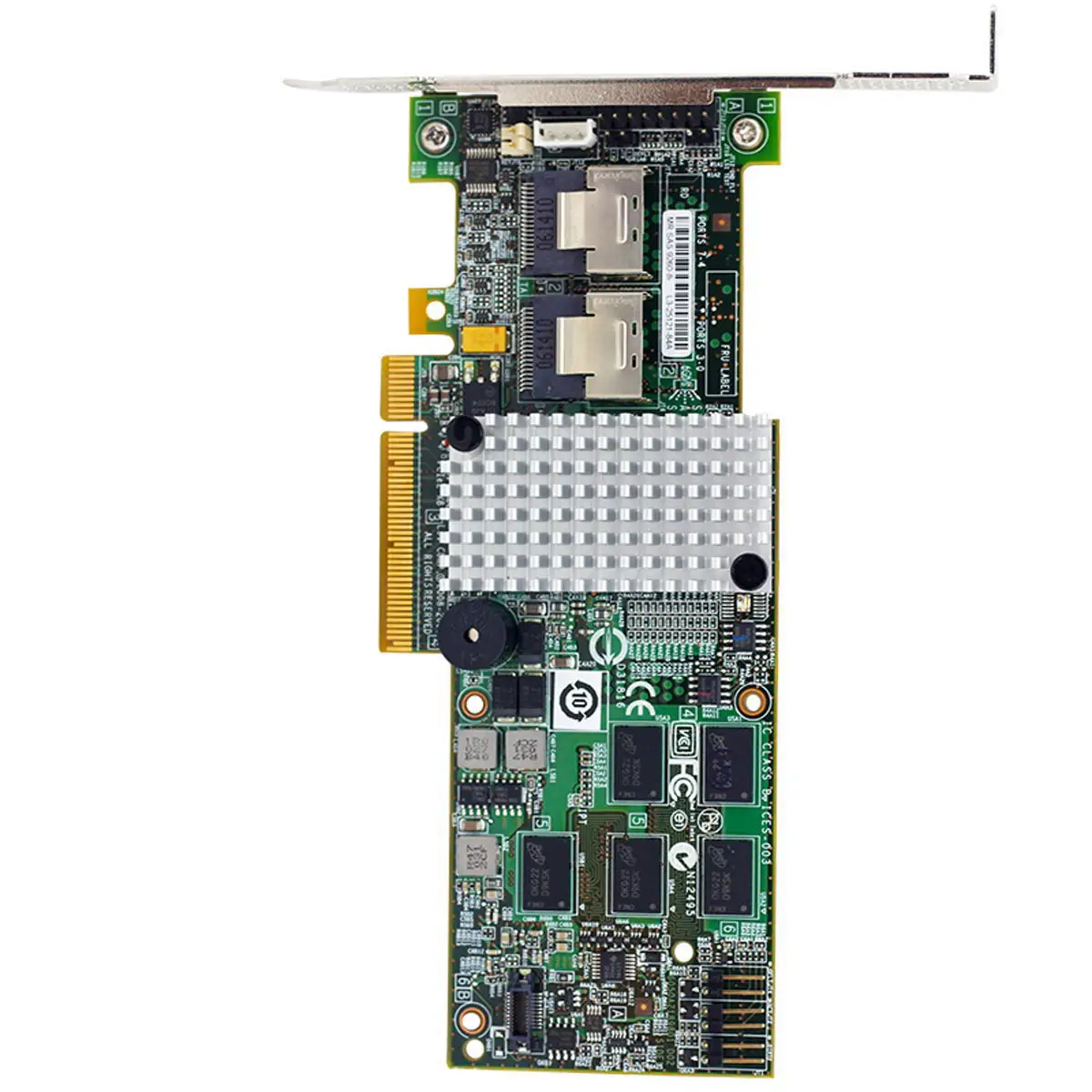 Плата контроллера Chenyang PCIE SAS LSIMegaRAID LSI 9260-8i LSI00198 8 портов 512 Мб кэш-памяти SFF8087 6 ГБ RAID0.1.5.6 PCI-E 2,0 X8
Плата контроллера Chenyang PCIE SAS LSIMegaRAID LSI 9260-8i LSI00198 8 портов 512 Мб кэш-памяти SFF8087 6 ГБ RAID0.1.5.6 PCI-E 2,0 X8