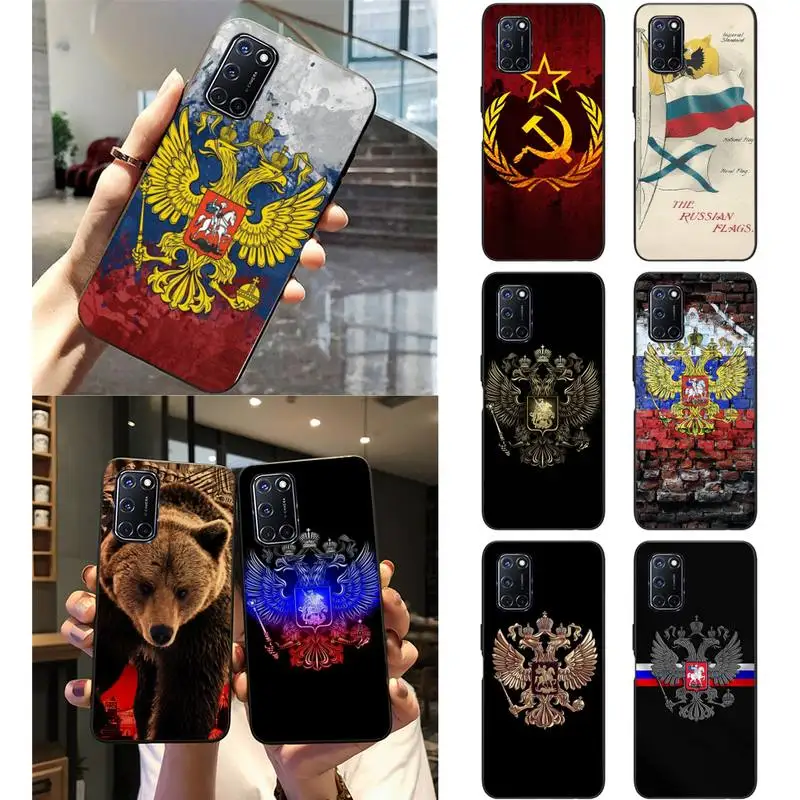 ZOROXU Россия российский флаг эмблема чехол для телефона Oppo Reno2 3 A77 92020 F11 Realme 2 5 6 iPad Pro