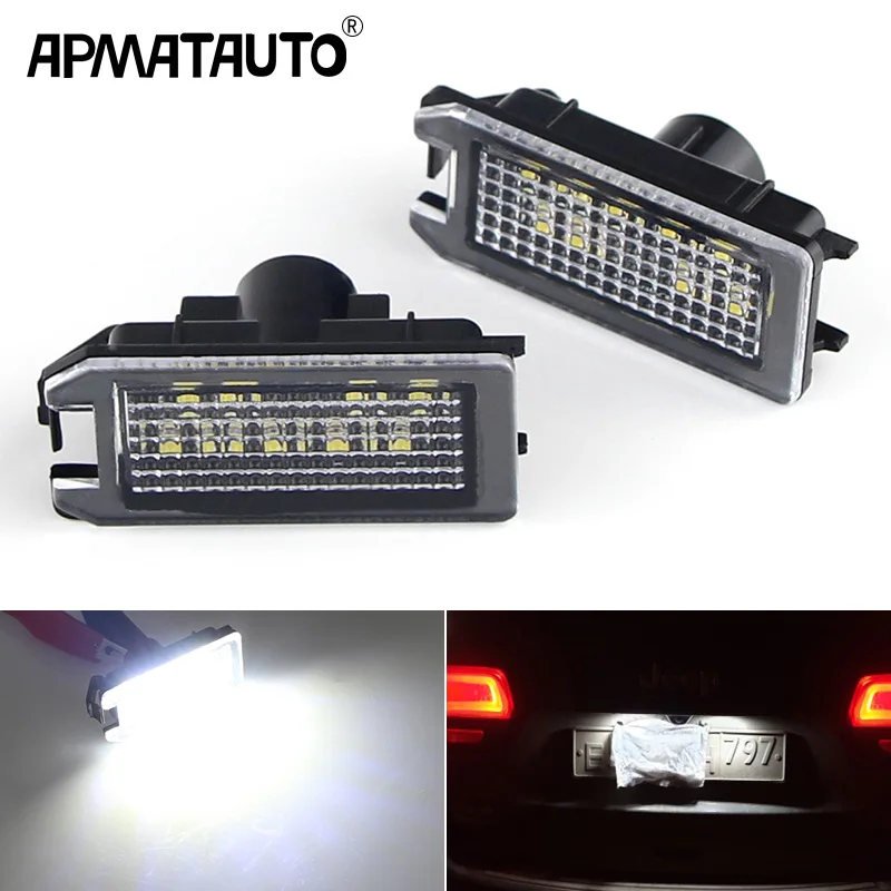 2 шт. для Jeep Grand Cherokee Compass Patriot для Maserati Levante для Fiat 500 для Dodge Viper светодиодный номерной знак свет
2 шт. для Jeep Grand Cherokee Compass Patriot для Maserati Levante для Fiat 500 для Dodge Viper светодиодный номерной знак свет