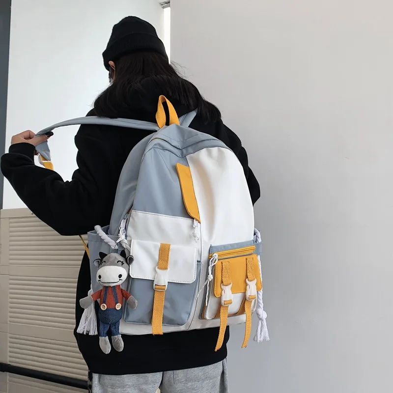 2021 New Fashion Travel Mochila Kawaii Waterproof Women Backpack Girls School Bag Female College Bookbag cute Nylon Rucksack
2021 New Fashion Travel Mochila Kawaii Waterproof Women Backpack Girls School Bag Female College Bookbag cute Nylon Rucksack