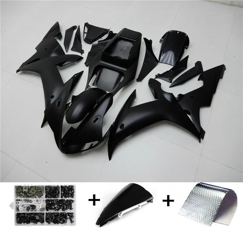 Topteng ABS Матовый черный комплект обтекателей для Yamaha YZF R1 2002 2003 Мотоциклетные аксессуары
Topteng ABS Матовый черный комплект обтекателей для Yamaha YZF R1 2002 2003 Мотоциклетные аксессуары