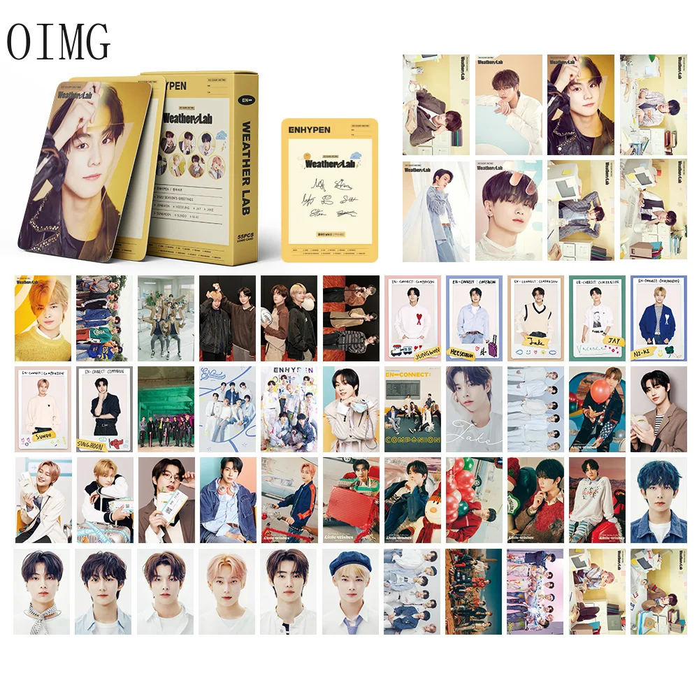 54Pcs/Set Kpop ENHYPEN Lomo Cards EN-CONNECT 2022 New Album Postcard HD Photo Print Card Photocards Poster for Kpop Fans Gift
54Pcs/Set Kpop ENHYPEN Lomo Cards EN-CONNECT 2022 New Album Postcard HD Photo Print Card Photocards Poster for Kpop Fans Gift