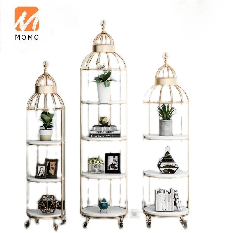 Nordic Metal Bird Cage Shaped Rack Multilayer Storage Shelves Indoor Iron Flower Stand Gold Decor for Home Balcony Decoration
Nordic Metal Bird Cage Shaped Rack Multilayer Storage Shelves Indoor Iron Flower Stand Gold Decor for Home Balcony Decoration
