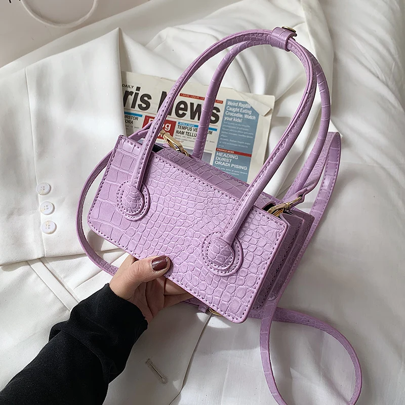 Stone Pattern Shoulder Bag PU Leather Design Small Crossbody Bags for Women 2021 Luxury Brand Fashion Travel Handbags Totes 
Stone Pattern Shoulder Bag PU Leather Design Small Crossbody Bags for Women 2021 Luxury Brand Fashion Travel Handbags Totes