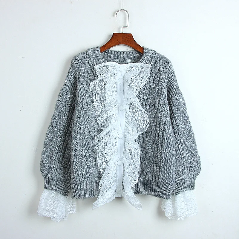 Retro Designer Ruffled Elegant Sweater Fashion 2020 Early Autumn New Elegant Knit Full Sleeve Goddess Fan Casual Sweater
Retro Designer Ruffled Elegant Sweater Fashion 2020 Early Autumn New Elegant Knit Full Sleeve Goddess Fan Casual Sweater