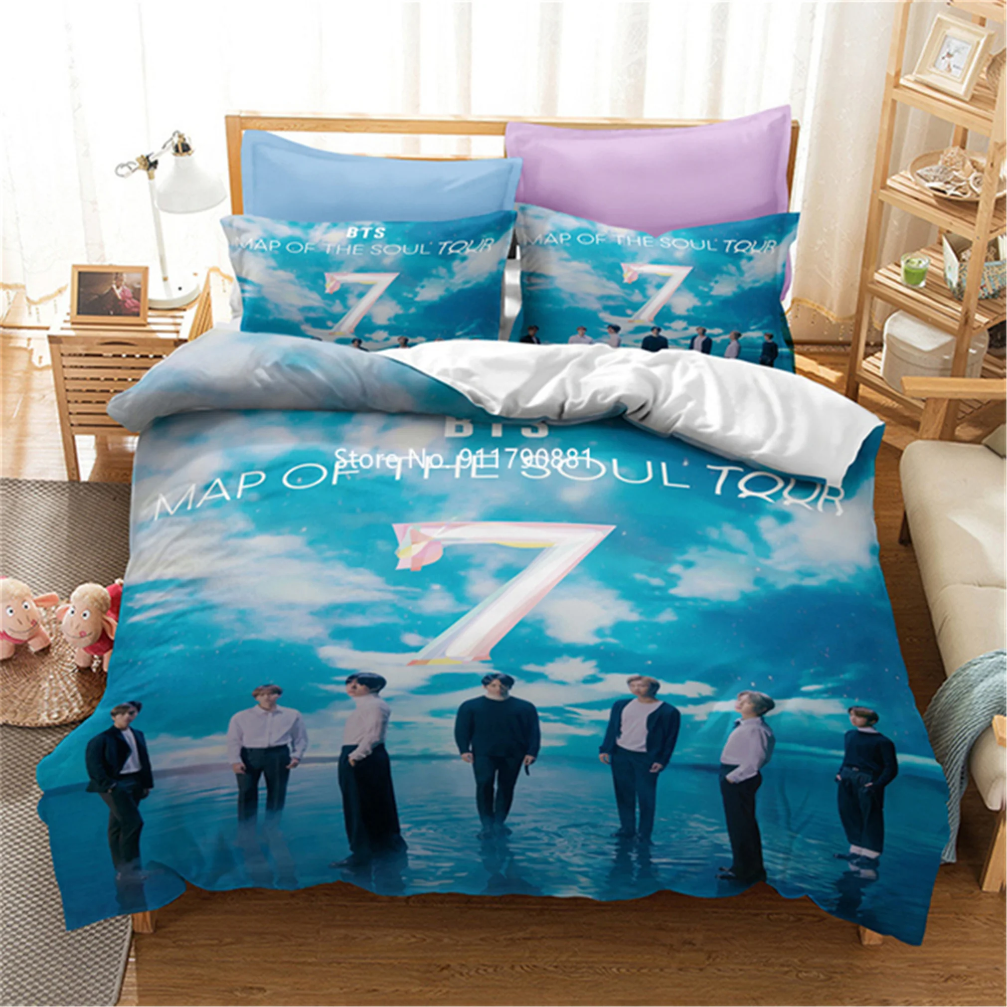 Stylish Korean Combination 3D-printed Pattern Comfortable Duvet Cover Pillowcase Bedding Set Bedroom Decoration Home Textiles
Stylish Korean Combination 3D-printed Pattern Comfortable Duvet Cover Pillowcase Bedding Set Bedroom Decoration Home Textiles