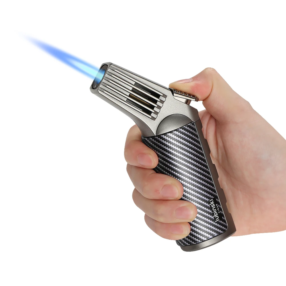 LUBINSKI Luxury Cigar Lighter Professional New Gun Jet Torch Butane Gas Smoking Accessories Lighter Turbo
LUBINSKI Luxury Cigar Lighter Professional New Gun Jet Torch Butane Gas Smoking Accessories Lighter Turbo