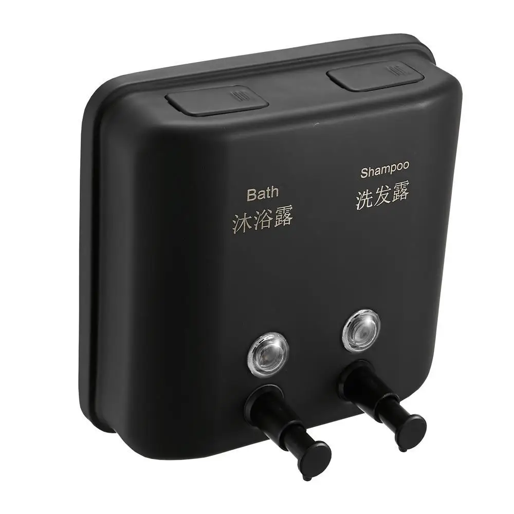 Newly 800ML Wall Mount Bathroom Liquid Soap Dispenser Matte Black Manual Soap Shampoo Box Holder
Newly 800ML Wall Mount Bathroom Liquid Soap Dispenser Matte Black Manual Soap Shampoo Box Holder