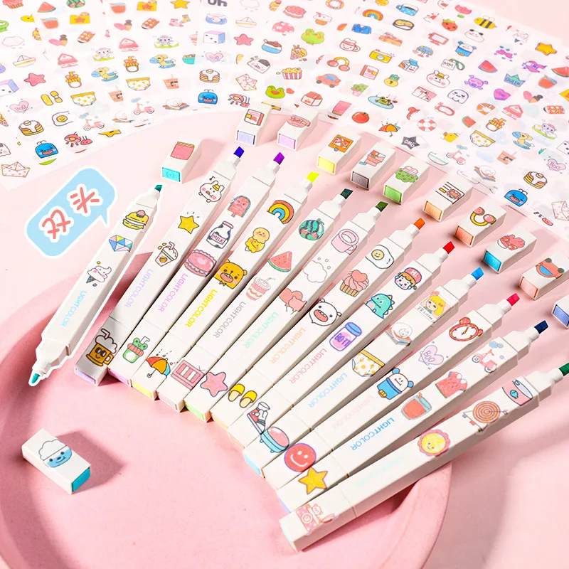 6PCS/Set Mini Fluorescent Highlighter Pen Kawaii Chalk Marker Pens Stationery Material Escolar Papelaria School Supplies
6PCS/Set Mini Fluorescent Highlighter Pen Kawaii Chalk Marker Pens Stationery Material Escolar Papelaria School Supplies