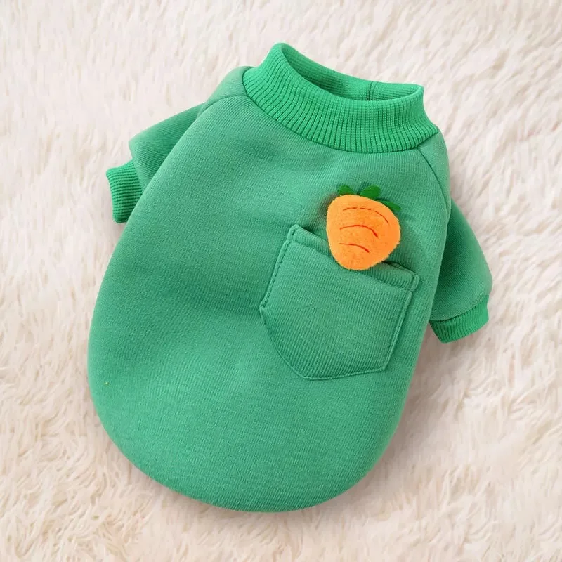 Cute Winter Dog Clothes Puppy Outfit Carrot Pets Dogs Clothing Sweater Pet Coat Bulldog Pet Clothes For Small Dogs Costume Pug 
Cute Winter Dog Clothes Puppy Outfit Carrot Pets Dogs Clothing Sweater Pet Coat Bulldog Pet Clothes For Small Dogs Costume Pug