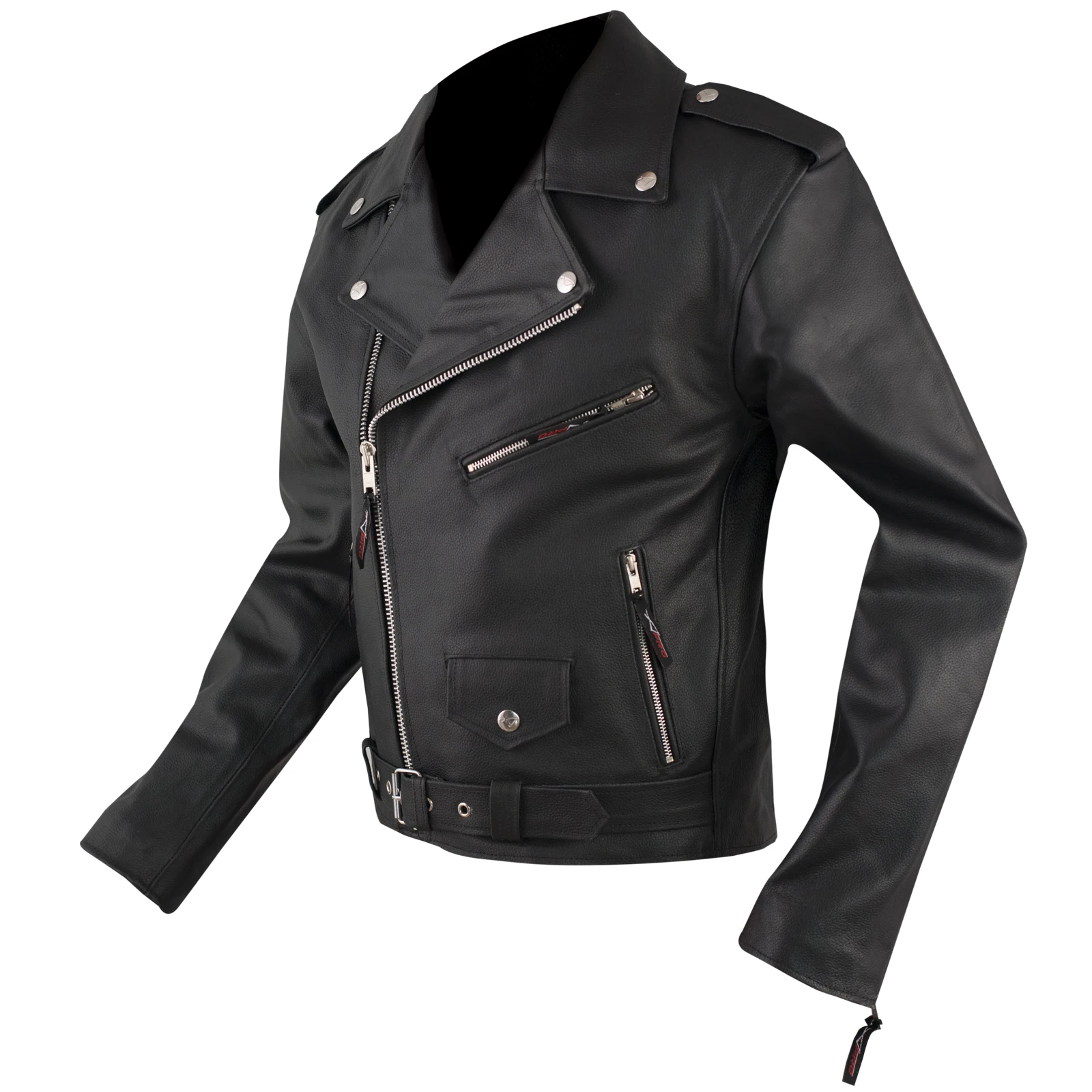 Байкерская кожаная мотоциклетная куртка Cruiser из коровьей кожи Всесезонная A-PRO