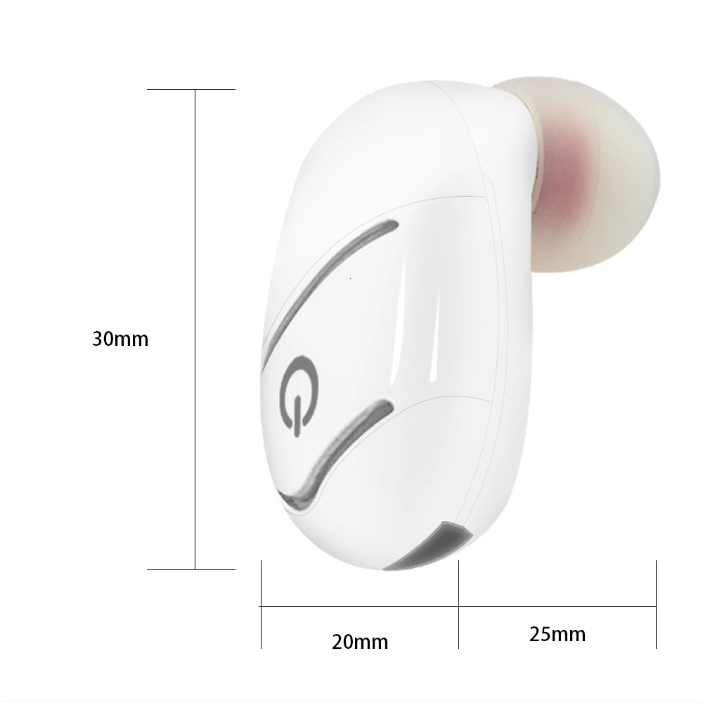 CHYI Мини Bluetooth наушники спортивные беспроводные в ухо портативные маленькие