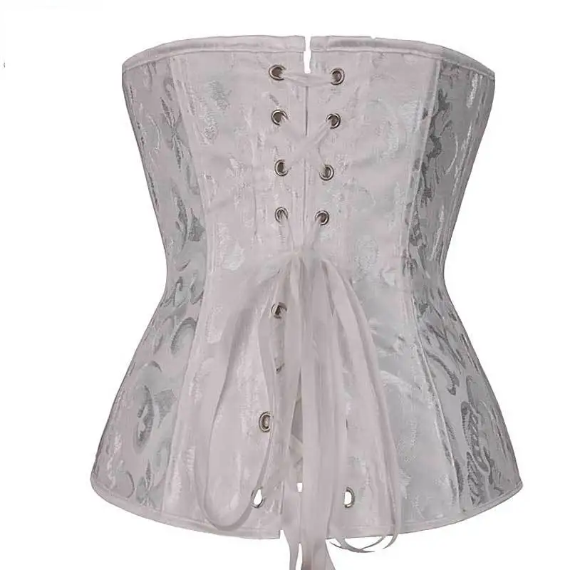 Under Bust Waist Trainer Body Shaper Jacquard Corset Fish Boned Women Bustier Front Busk Closure Corset Summer Outfit Corselet 
Under Bust Waist Trainer Body Shaper Jacquard Corset Fish Boned Women Bustier Front Busk Closure Corset Summer Outfit Corselet